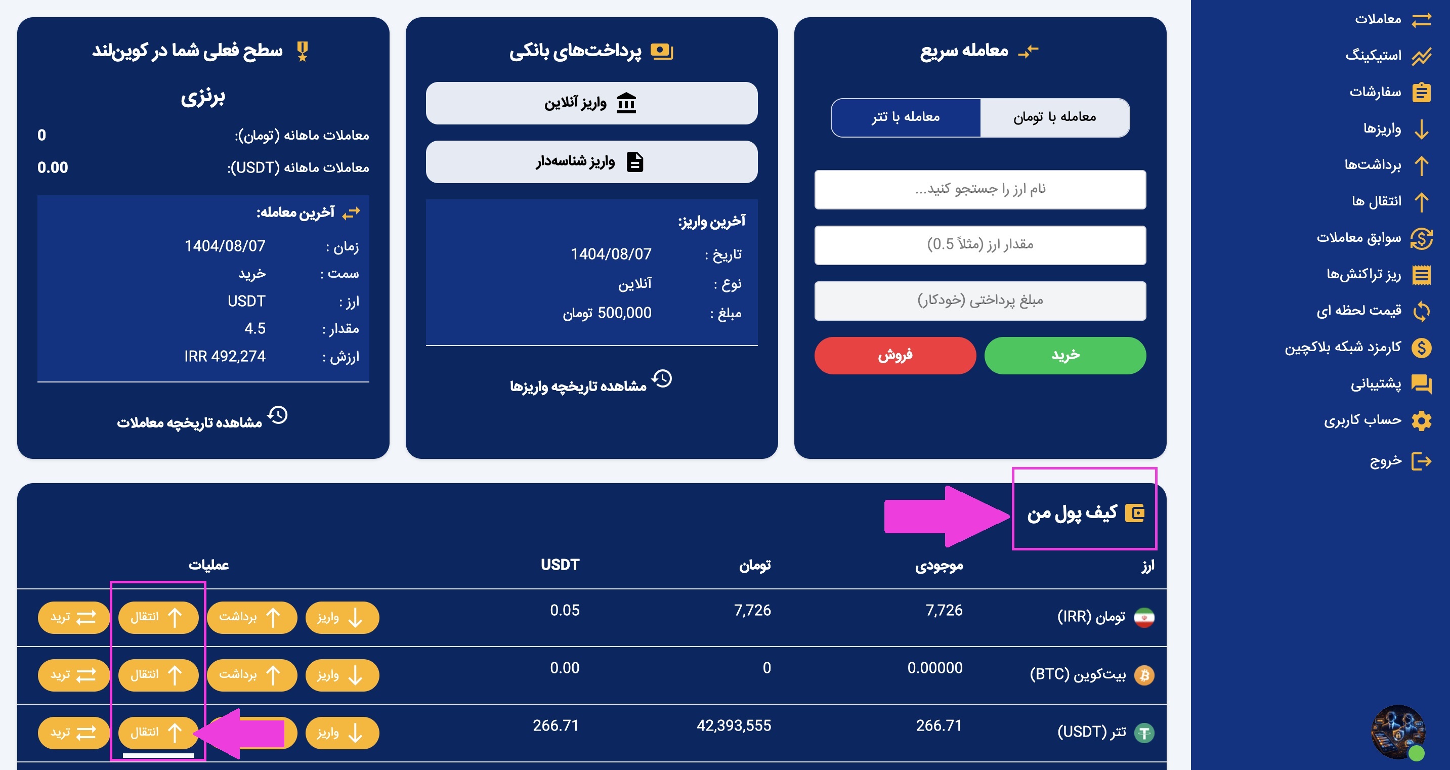 کیف پول کوین‌لند